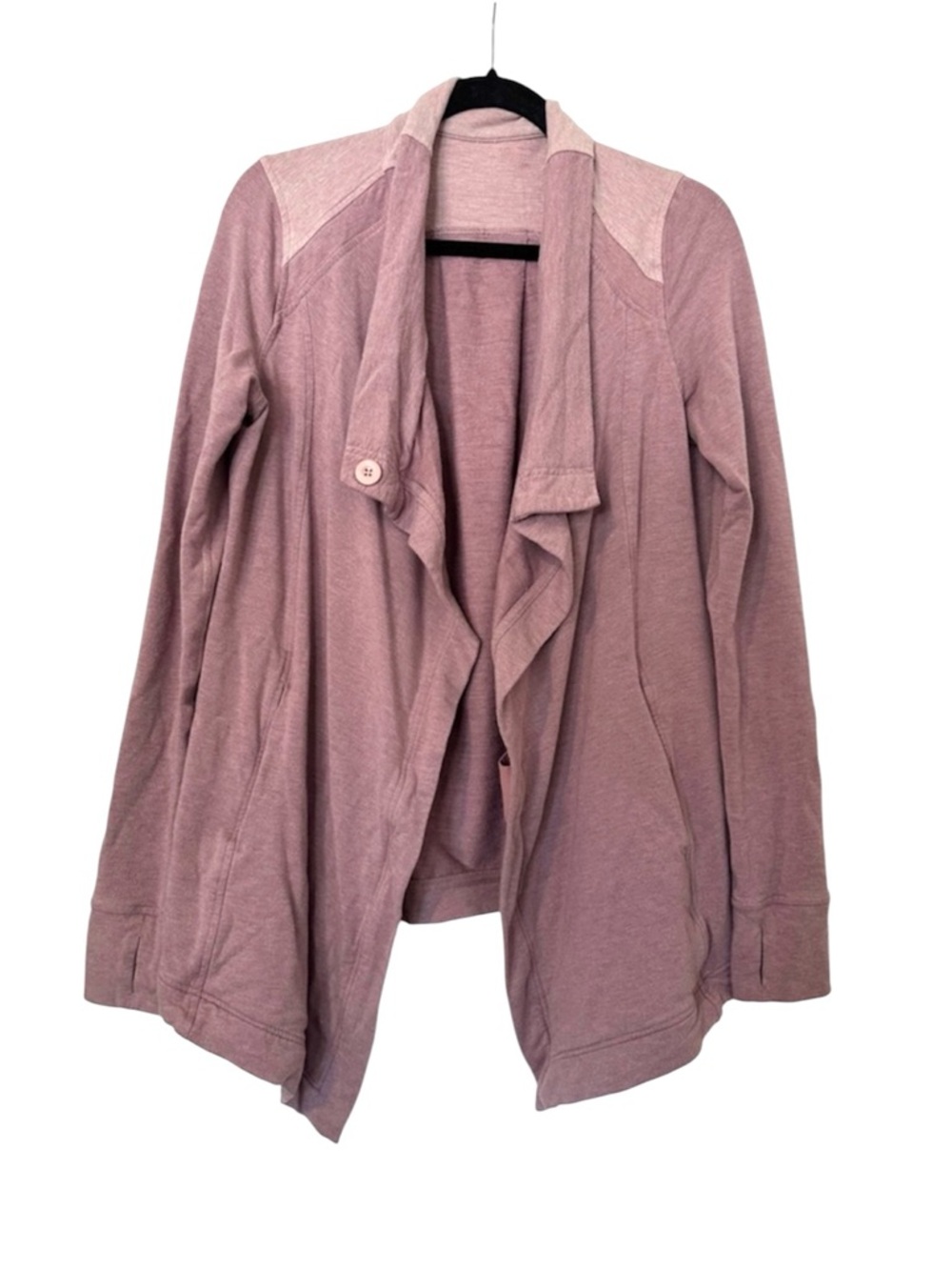 Lululemon Topper Cardigan Dusty Mauve Womens 8